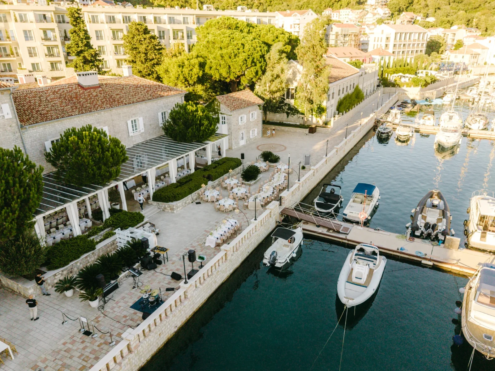 Pollak cvijeće Lazure Hotel & Marina Herceg Novi luxury wedding venue