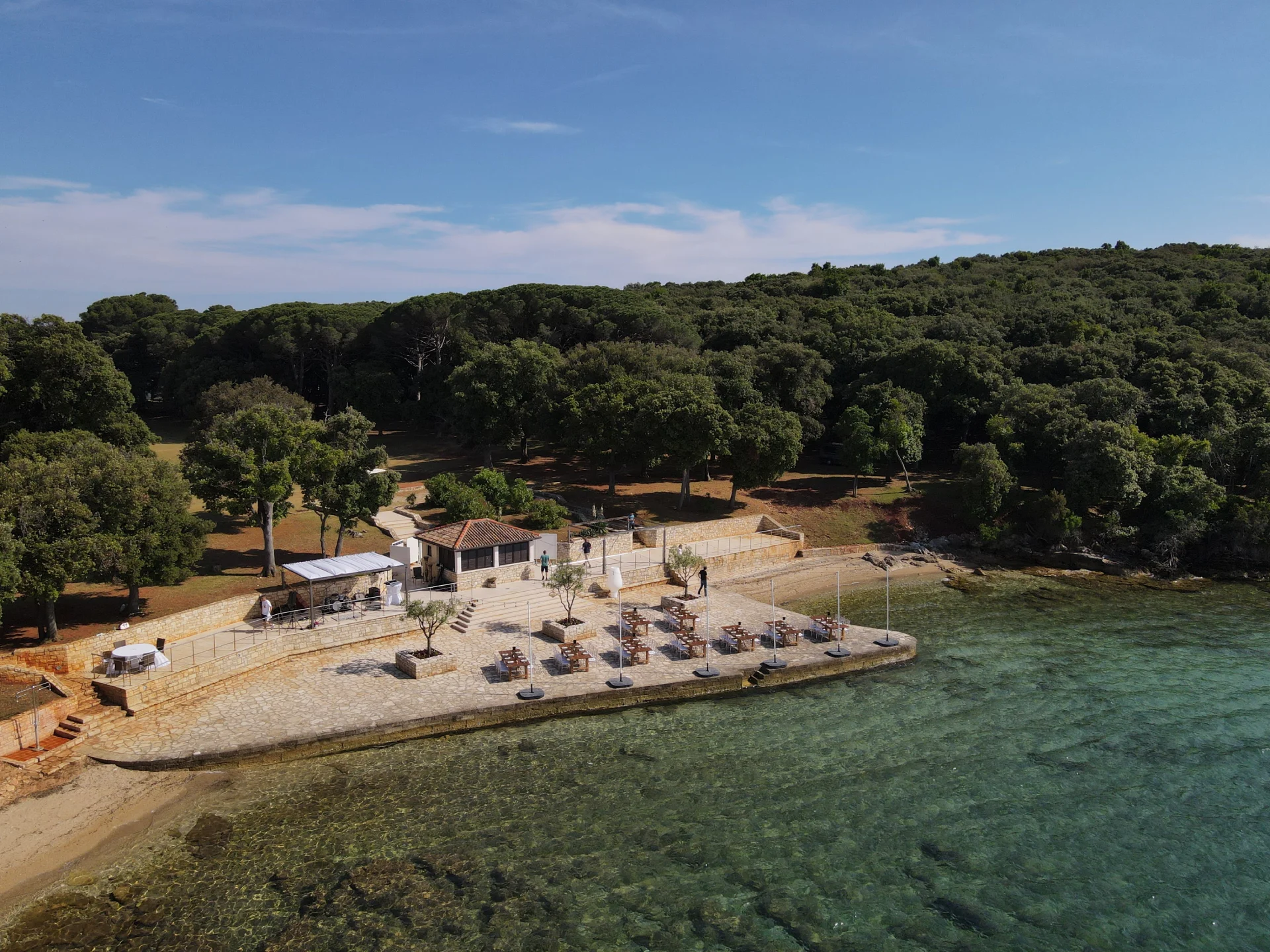 Pollak cvijeće Brijuni National Park – island wedding venues by the Adriatic Sea, surrounded by nature and historic heritage.